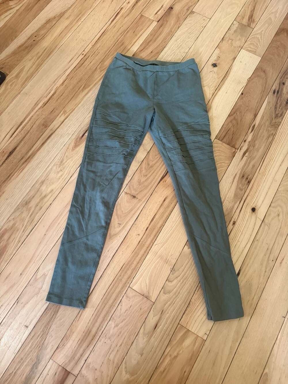 Cat & Jack Art Class Olive Green Moto Leggings XL